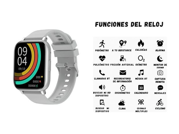 &u++ RELOJ INTELIGENTE SMARTWATCH H9 PLUS